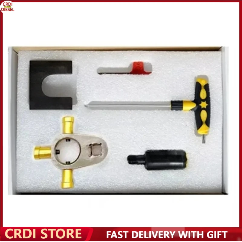 

Common Rail Diesel Injector Disassemble Tool Fuel Nozzle Open Pressure Measure Repair Kits for CAT C7 C9