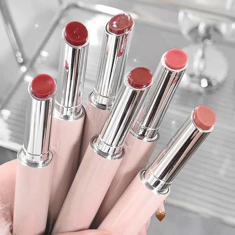 Multi-Color Watergloss Spiegel Lipgloss Hydraterende Duurzame Stevige Lipstick Heldere Hydraterende Lippen Tint Natuur Nude Lippenstift