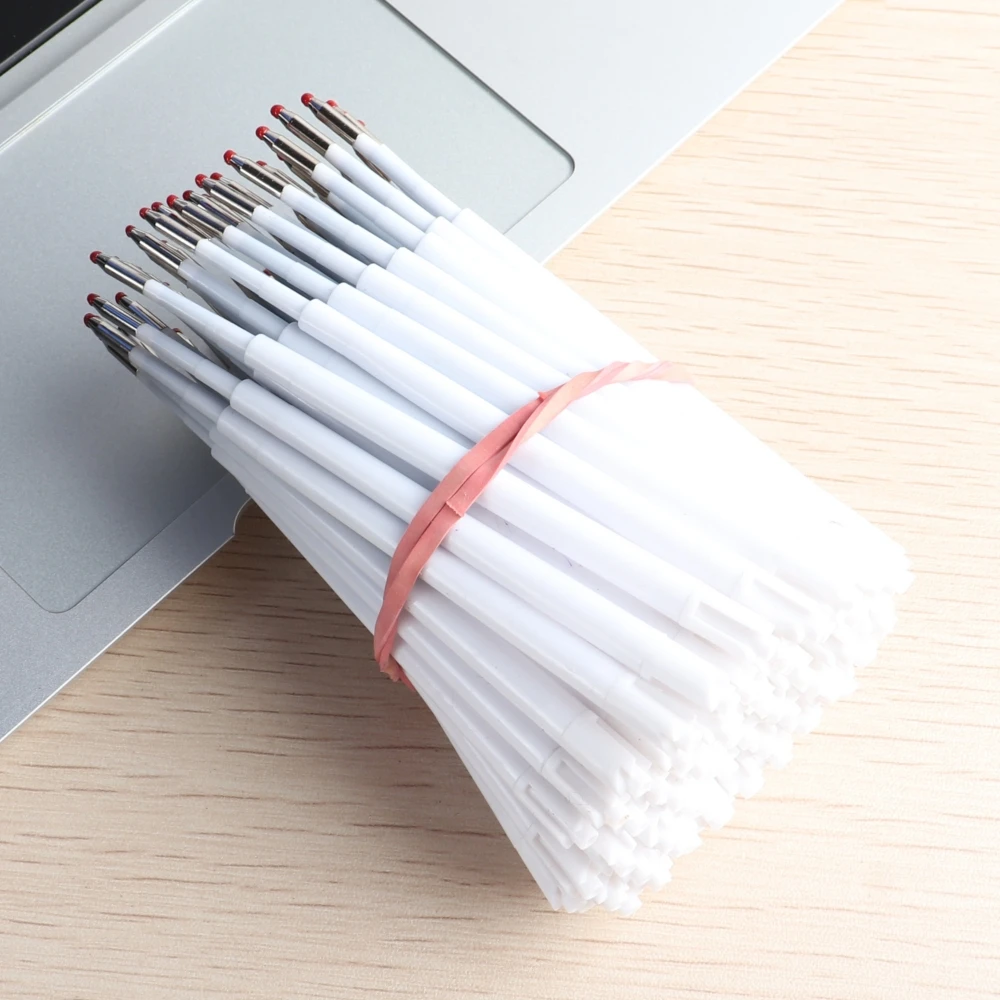 9.9 سنتيمتر طول عبوات أقلام حبر جاف 0.7 مللي متر حبر أسود أزرق مستلزمات الطلاب مكتب الأعمال G 2 عبوات الحبر الأزرق الأسود #3