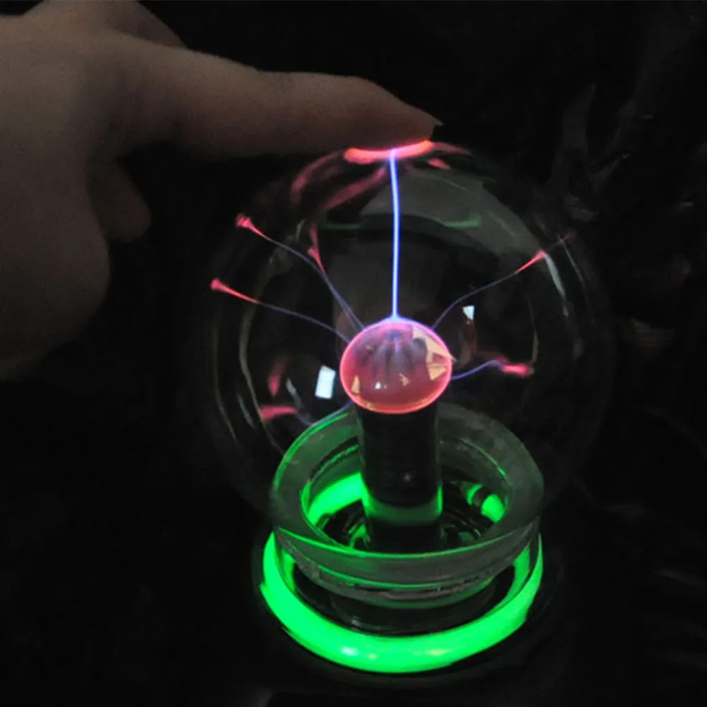 

4 Inch Touch Plasma Globe Novelty Desk Decor Activates Oxygen Molecules Promotes Metabolism Eu Plug Plasma Ball