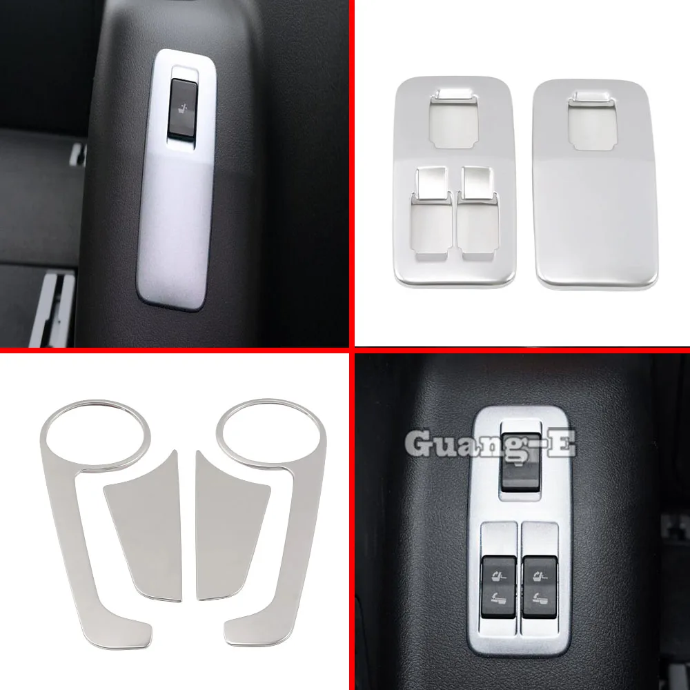 Car Seat Adjustment For Toyota Prado FJ150 2010 2011 2012 2013 2014 2015 2016 2017 2018 2019 Knob Button Switch Frame Lamp Stick