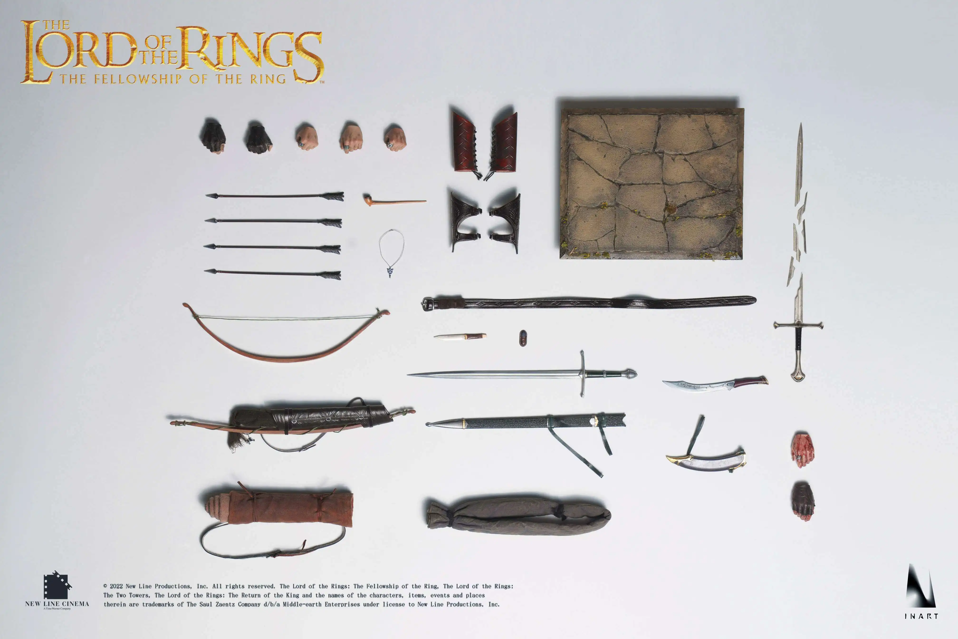 In Stock INART Queen Studios Aragorn The Lord of The Rings AG-A005S1  Rooted Hair Ver. Collectible Action Figure Anime Model Toy