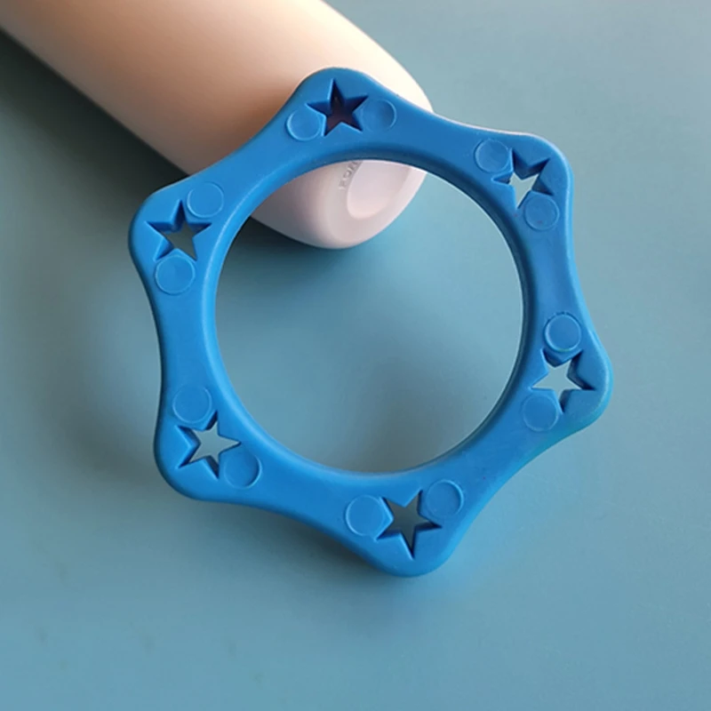 5 шт. ABS микрофон с защитой от перекатов, рукав против падения Защитное кольцо для микрофона KTV Черное, красное, синее, кольцо