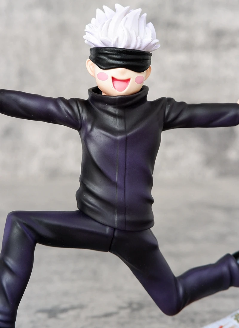 16 سنتيمتر Jujutsu Kaisen Gojo Satoru AndWobble GK تمثال أنيمي اليدوية عمل أرقام سطح المكتب حالة زينة زخرفية هدية #3