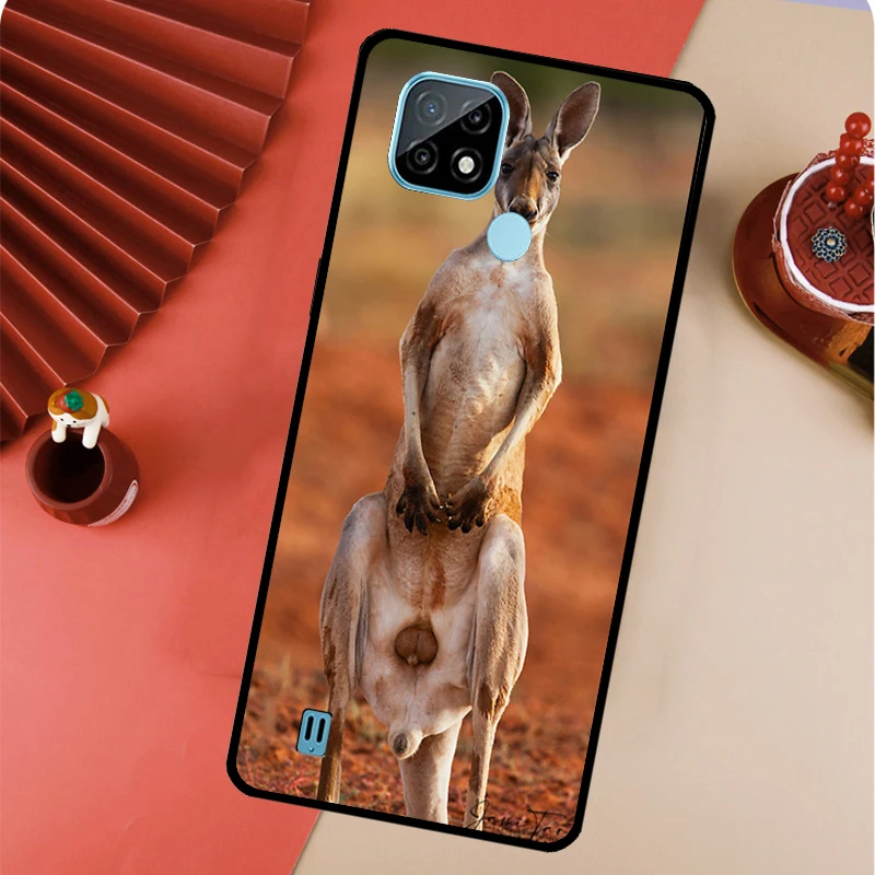 الحيوان الكنغر ل Realme 10 11 Pro Plus GT Neo 5 2T C55 C35 C33 C31 C21Y OnePlus Nord 3 CE 2 Lite Case