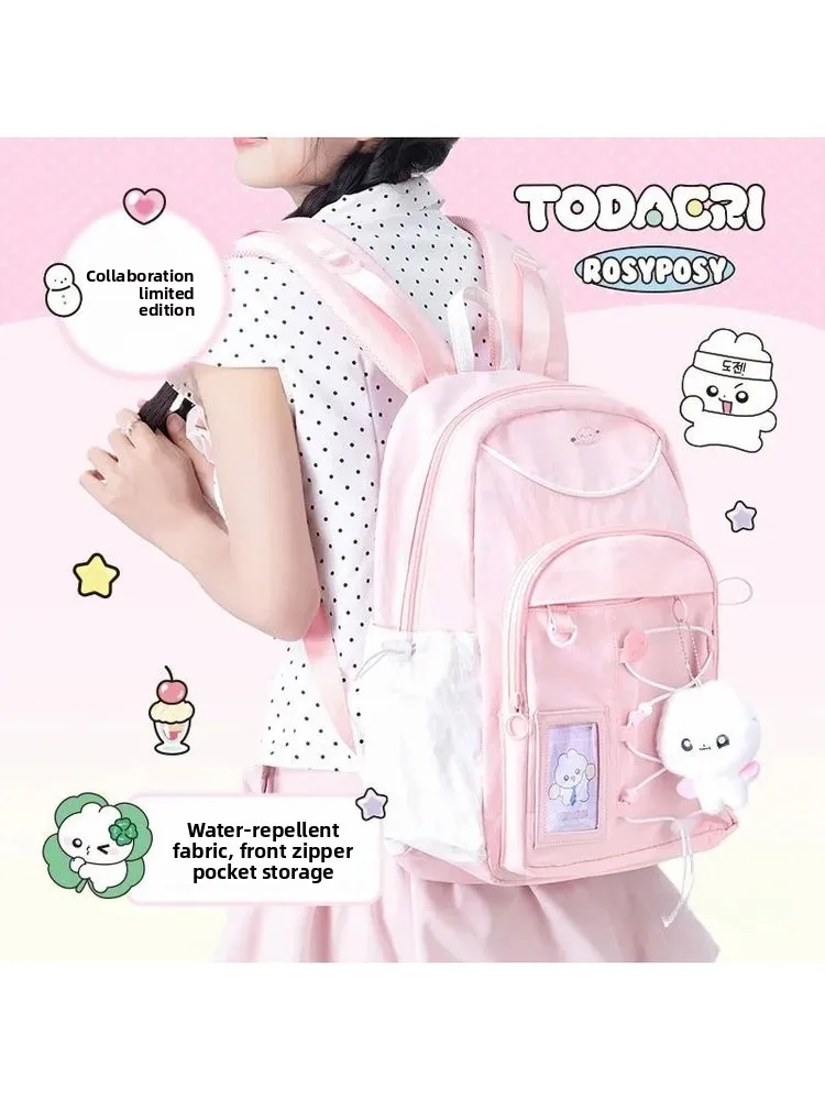 mochila-escolar-rosyposy-rabbit-agent-collaborative-wake-strap-ra-con-absorcion-de-impactos-an-capacidad-de-doble-asa