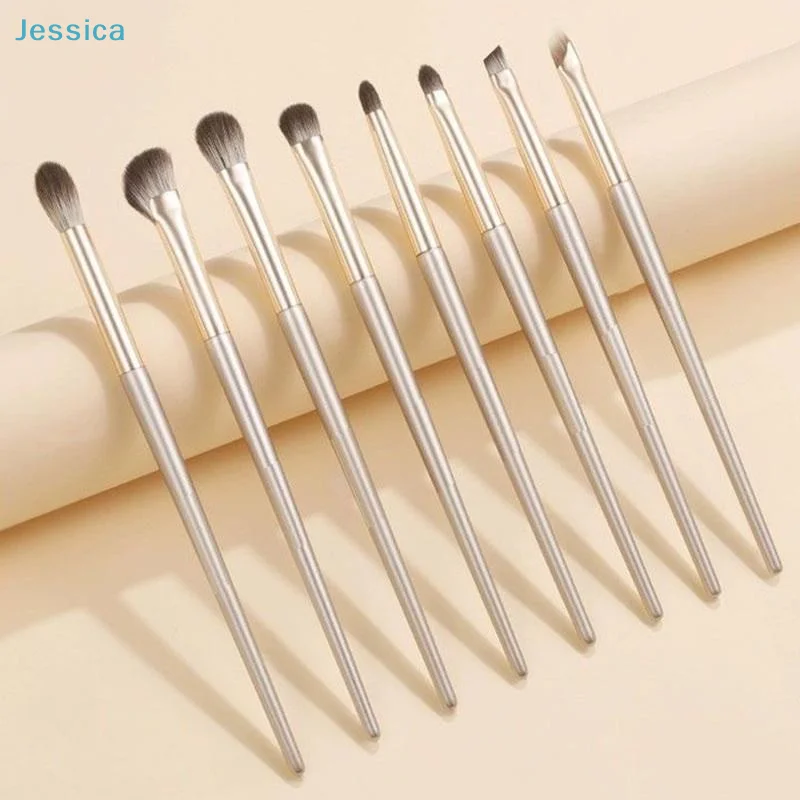 ♥ 8-teiliges Augen-Make-up-Pinsel-Set - Weiche Synthetikborsten für Lidschatten, Eyeliner