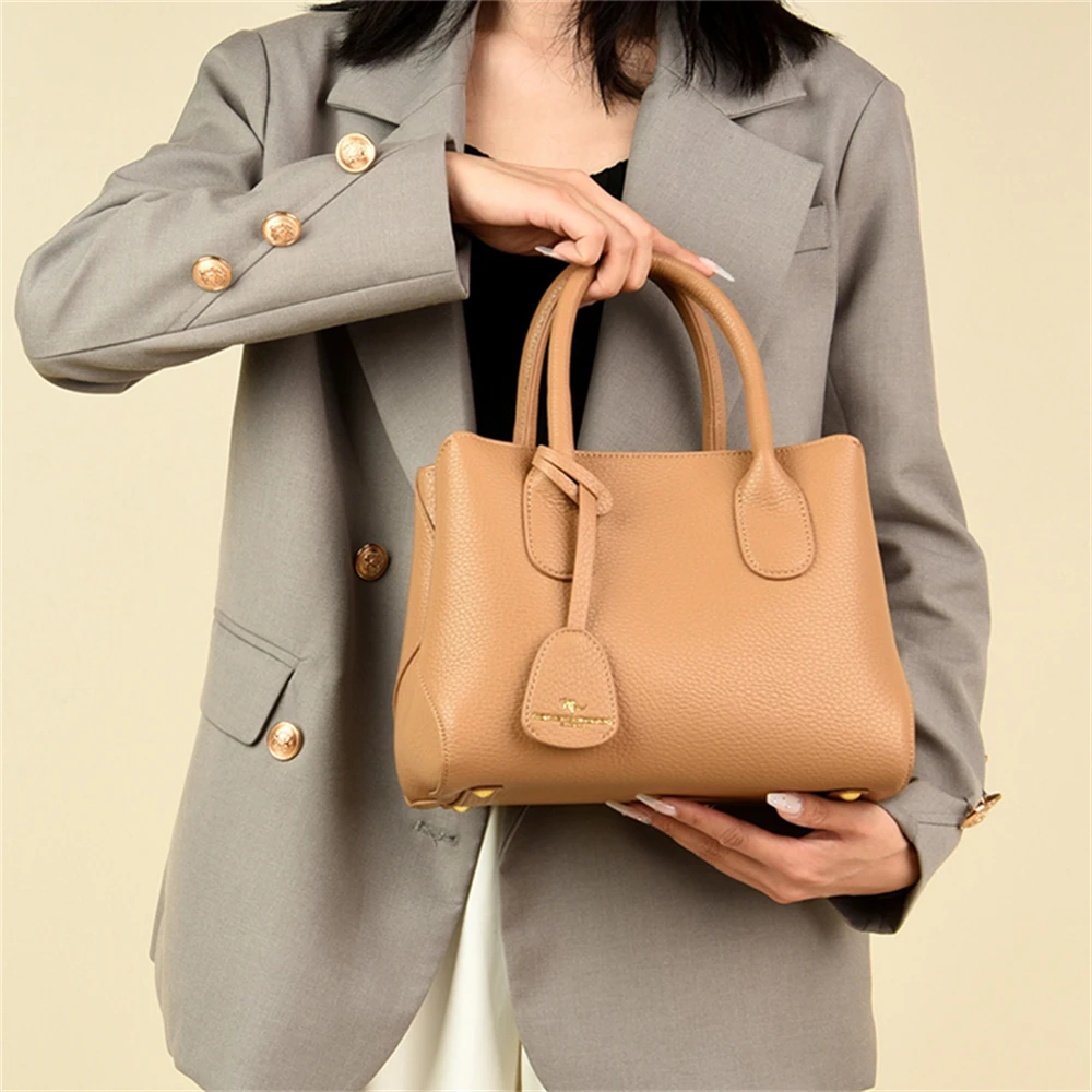 Luxury Designer Multifunctional High Quality Leather Women\'s Handbag Fashion Tassel Design Ladies Shoulder Crossbody Bags Bolsos