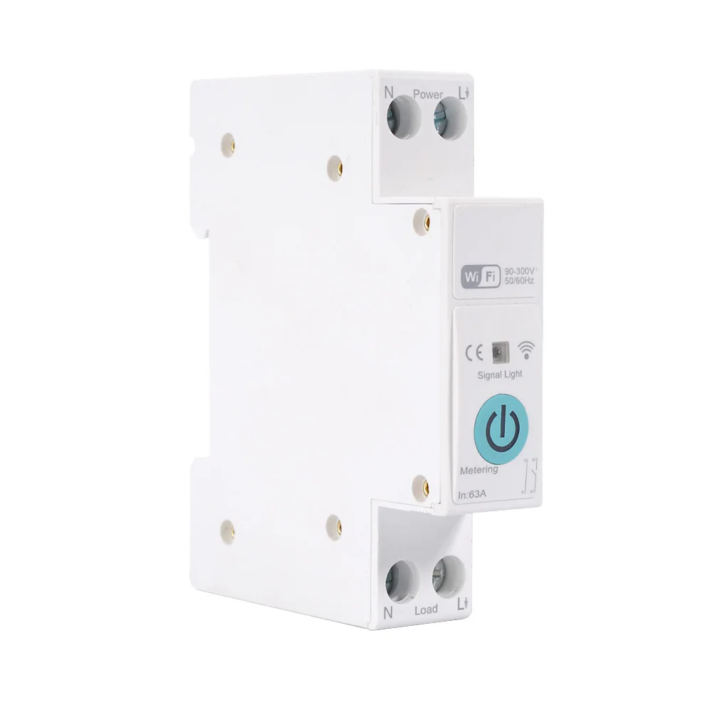 WiFi Smart Mini Industrial Copper 63A Circuit Breaker