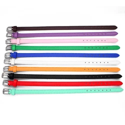 20pcs 8mm Genuine Real Leather Bracelet For Women Slide Letter Charms Wristband Jewelry Making DIY Pet Collar Keychain Band Gift
