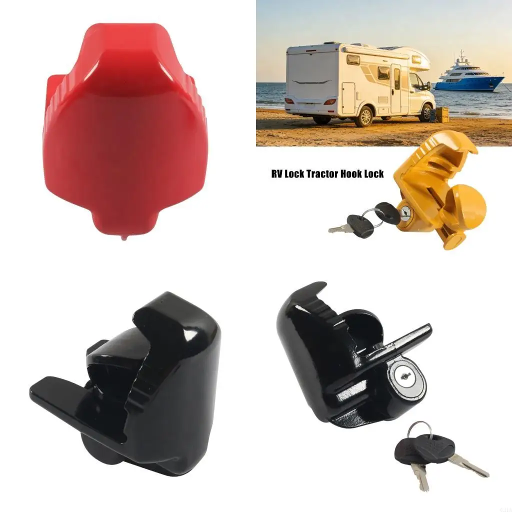 

Universal Adjustable Trailer Coupler Lock For 1 7/8 Inch 2 And 2 5/16 Inch Receivers Featuring Enhanced Security Design