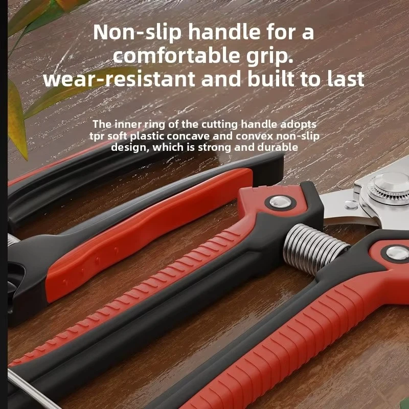 Pruner Garden Scissors Professional Sharp Bypass Pruning Shears Tree Trimmers Secateurs Hand Clippers For Garden Beak Scissors