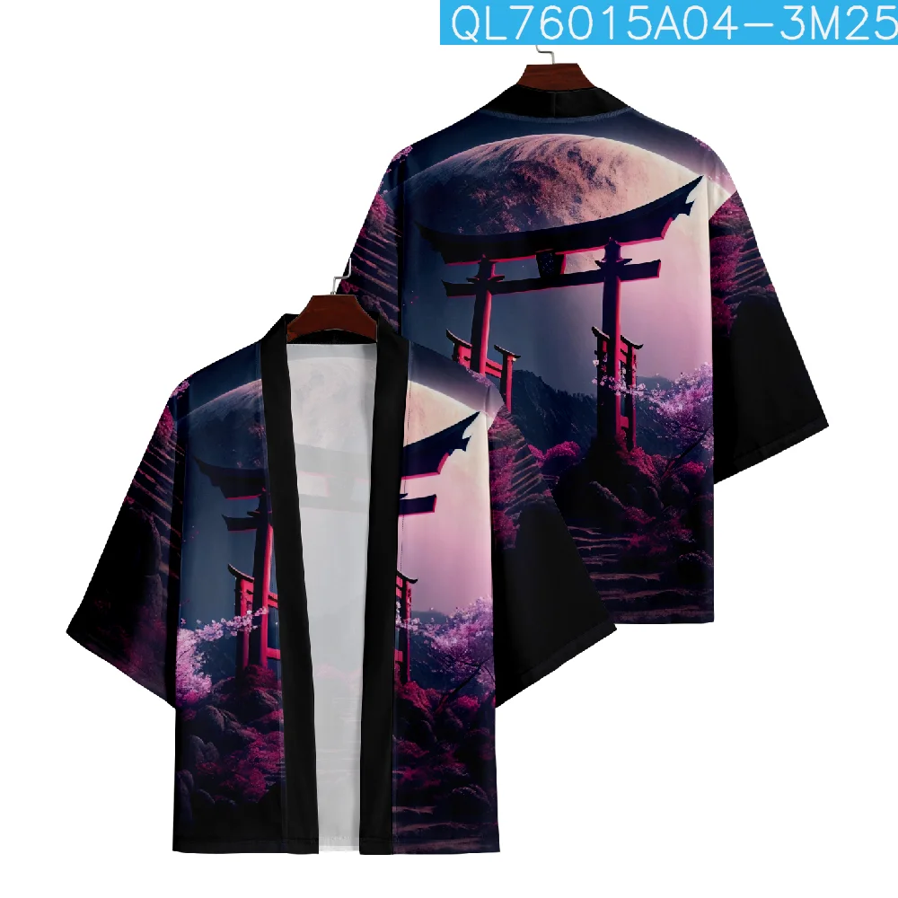 Japanese Style Traditional Kimono Men Women Yukata Cardigan Cosplay Haori Samurai Asia Clothing