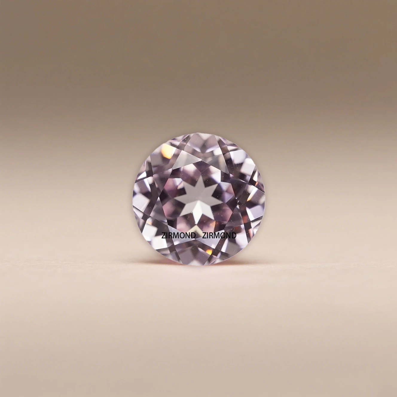 

Блестящий выращенный в лаборатории круглый морганит, розовый сапфир, свободный драгоценный камень, сертифицированный AGL, идеально подходит для установки колец-пасьянса