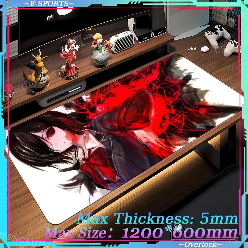 Locked edge mouse pads Mouse Pad Computer cabinet pads Oversized Game mouse pads Gaming T_tokyo_Ghoul Desk mat