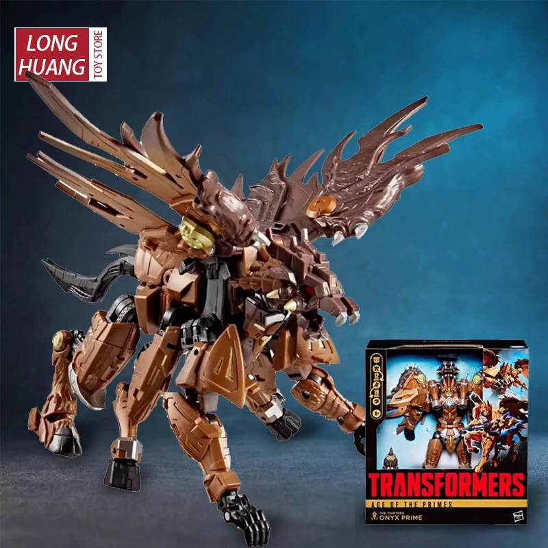 In Stock Hasbro Transformation Toys Age Of The Primes Onyx Prime Anime Robot Action Variable Model Toy collection gifts