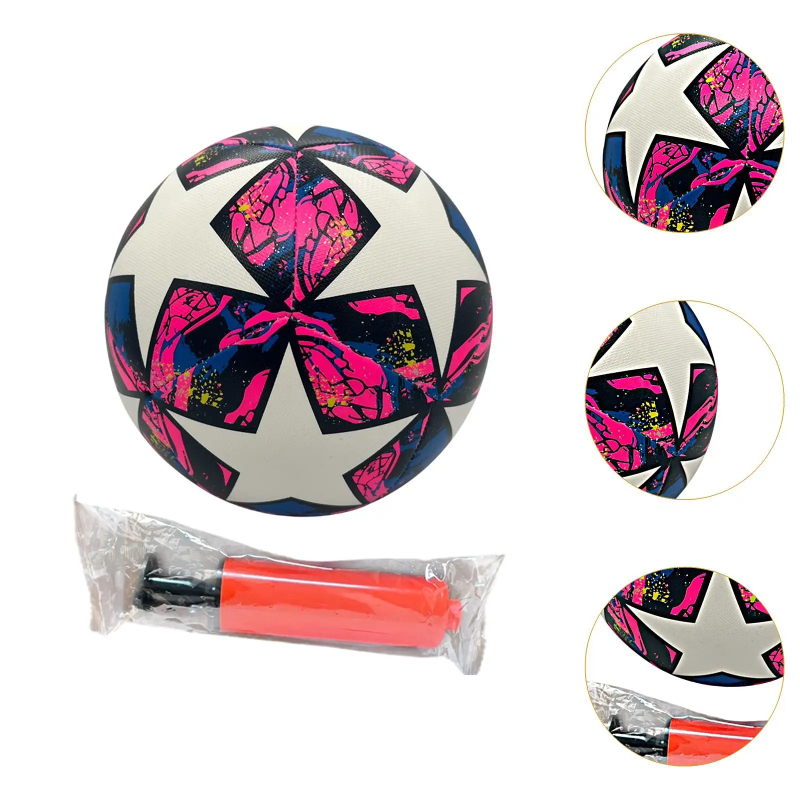 ลูกฟุตบอลเบอร์ 5 สำหรับฝึกซ้อมฟุตบอลระดับมืออาชีพ สำหรับการแข่งขันของสโมสรและโรงเรียน