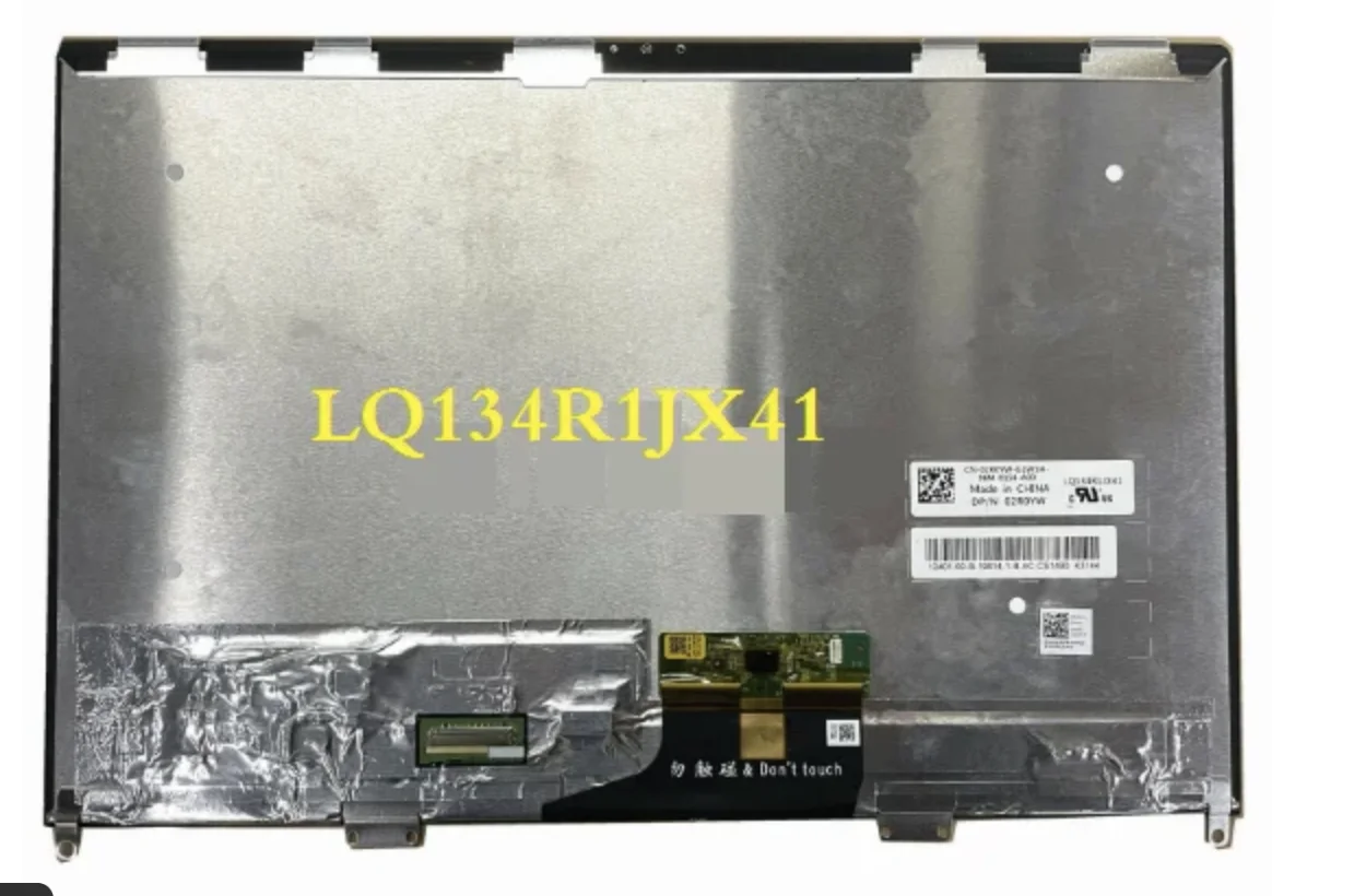 13.4'' Laptop LCD Touch Screen Digitizer Assembly for DELL LQ134R1JX41 DP/N: 02R0YW 3840*2400 No-frame