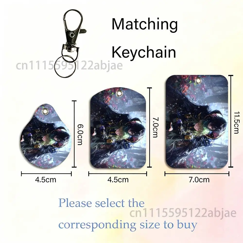 C-Code Geass Card Keychain Fashion Pendant Bag ID Door Card Case Bus Card Cute Adult Scratch Resistant