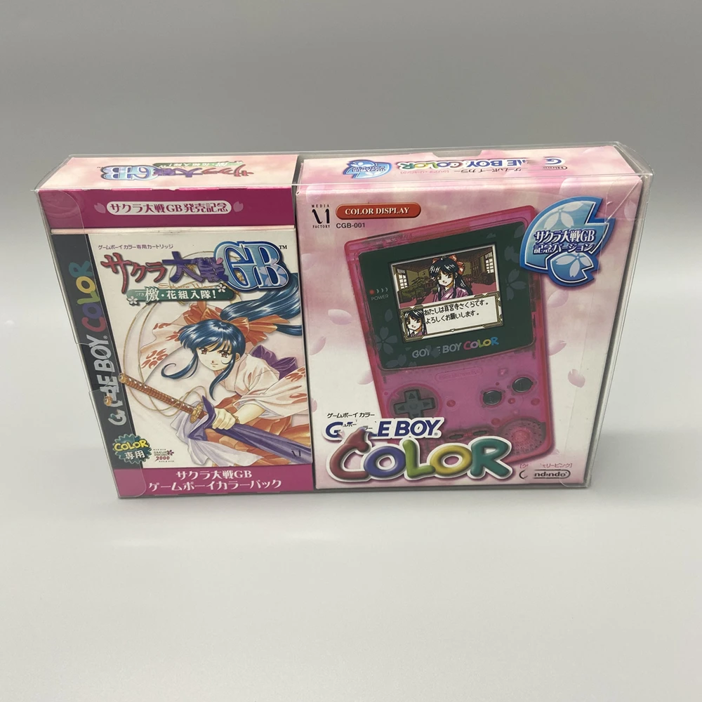 Collection Display Box For GBC/Nintendo Game Boy Color/Sakura Wars Game Storage Transparent Boxes TEP Shell Clear Collect Case