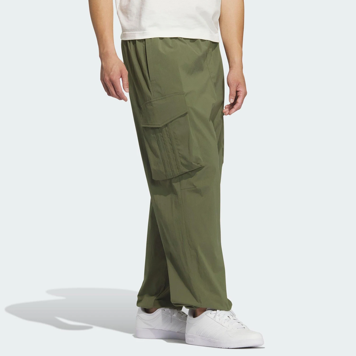 Adidas Authentic Spring Autumn Men's Woven Classic Loose Outdoor Pants KF2483