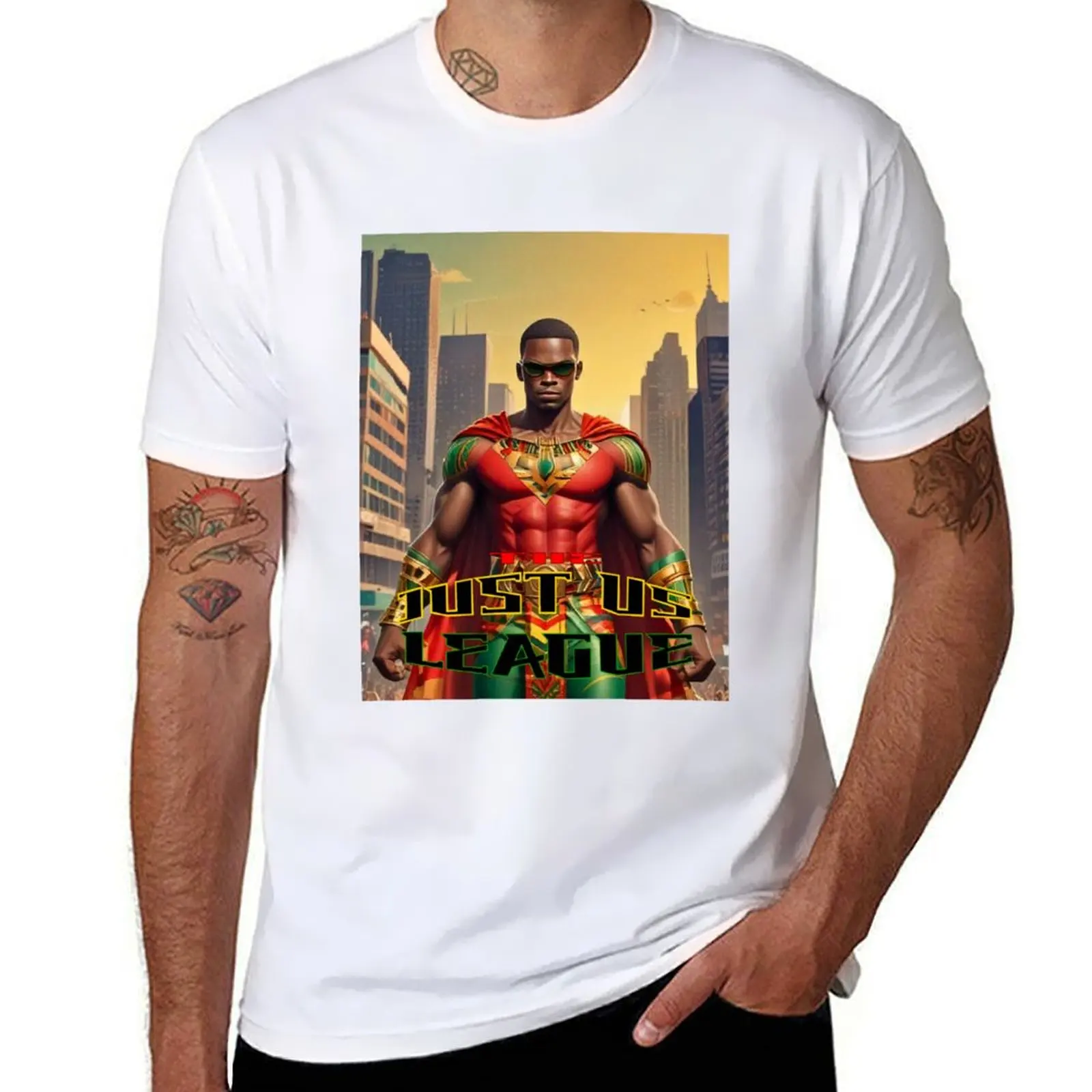 

The Just Us League T-Shirt t shirt men 100% cotton luxury brand man t shirt luxury T-Shirt