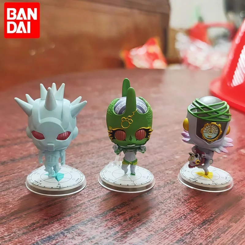 

Bandai Jojo's Bizarre Adventure Stone Ocean Stand Gashapon Figures 4 Pcs Weather Report Heavy Weather Collectible Desktop Decor