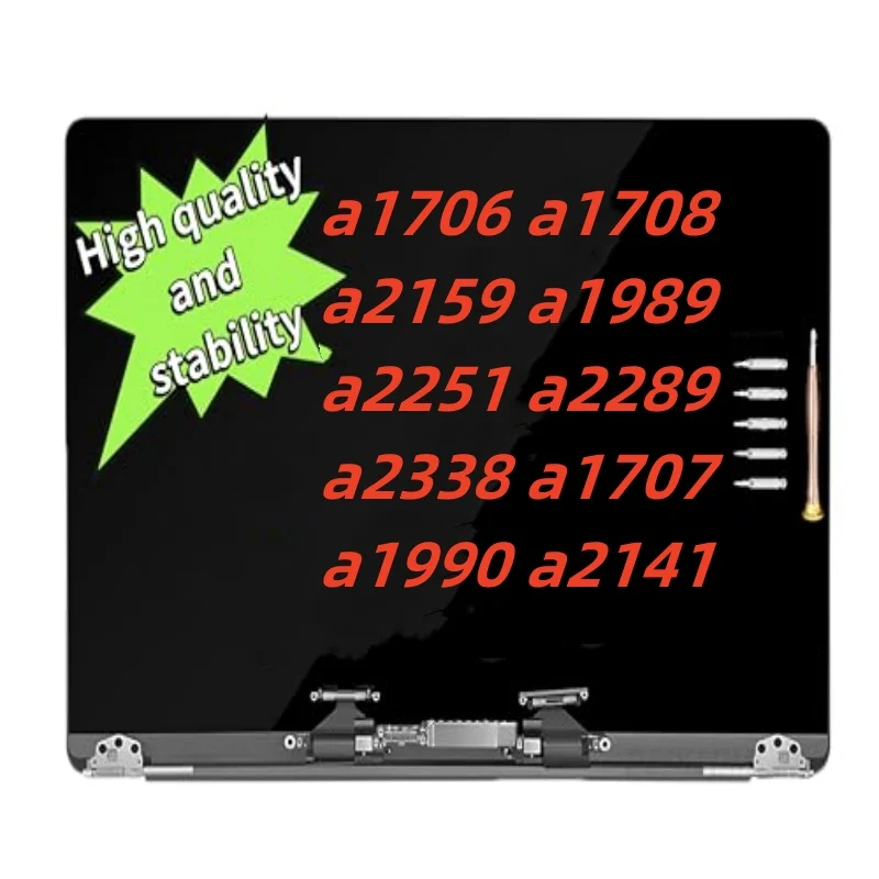 New LCD Screen For mac MacBook Air Pro  a1706 a1708 a2159 a1989 a2251 a2289 a2338 a1707 a1990 a2141 Display Assembly Replacement