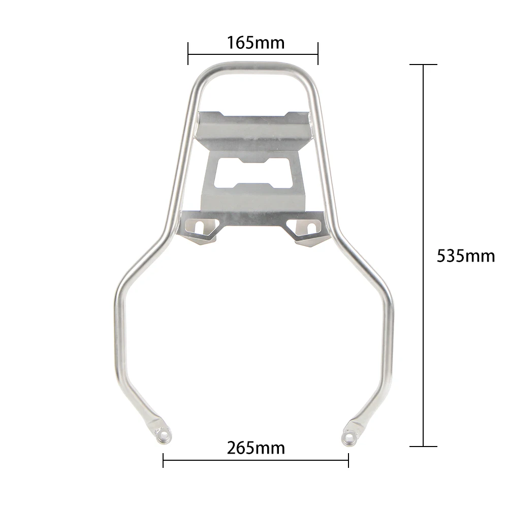 Für BMW R1200GS LC ADV GS 1250 R1250GS Adventrue 2022 2023 Motorrad Hinten Gepäck Top Fall Rack Halterung Edelstahl unterstützung