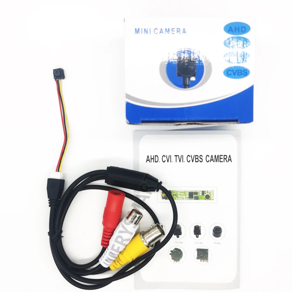 Mini Caméra AHD 720P d'Nikde 6x6mm, Micro, pour Système DVR HD