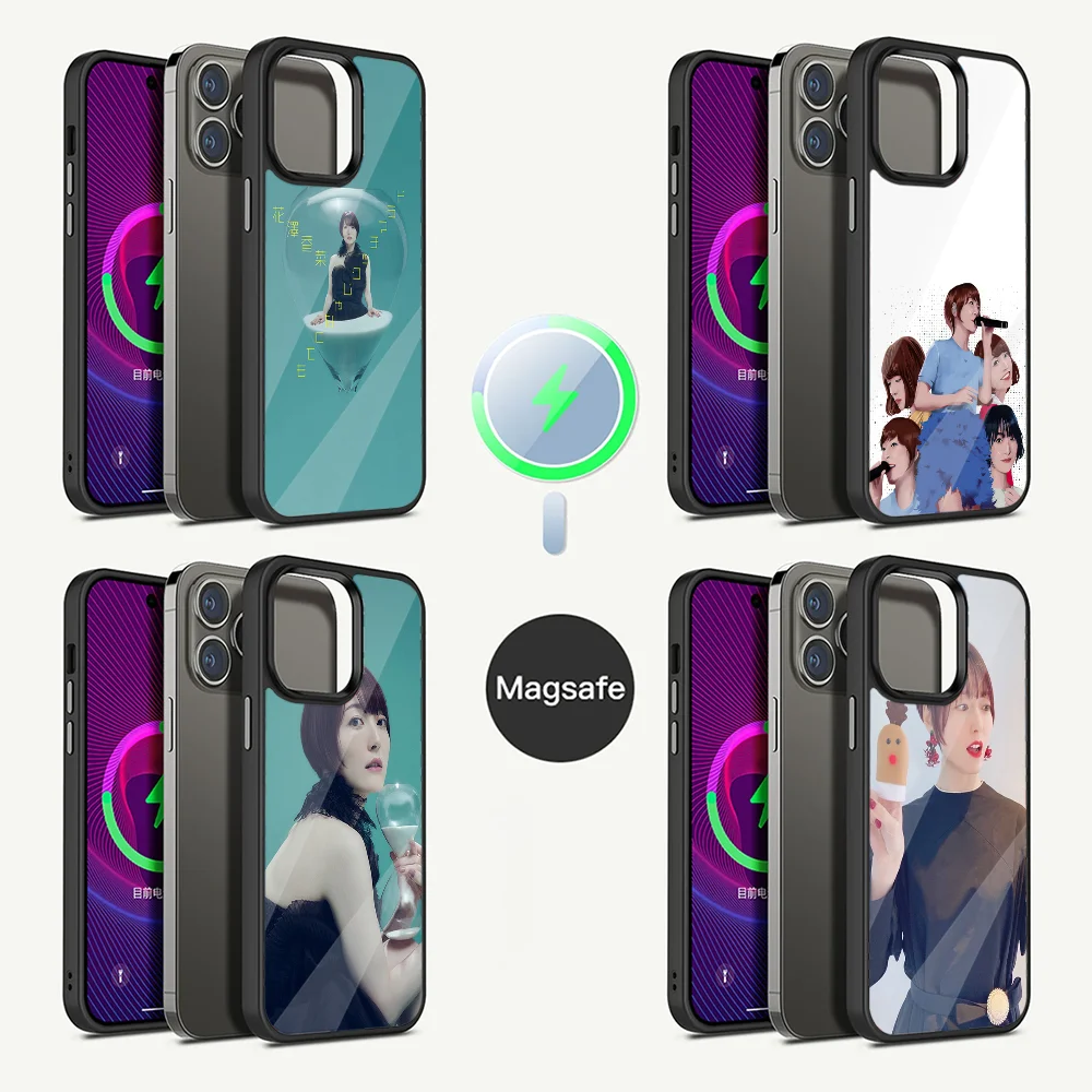 H-Hanazawa Kana Singer Phone Case For iPhone 16,15,14,13,12,11,Plus,Pro,Max Mini Magsafe Magnetic Wireless Charging