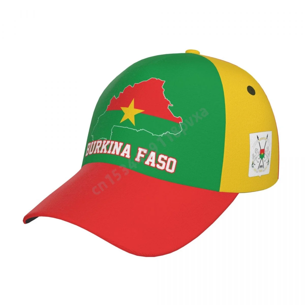 Unisex Burkina Faso Flag Cool Adult Baseball Cap Patriotic Hat for Baseball Soccer Fans Men Women