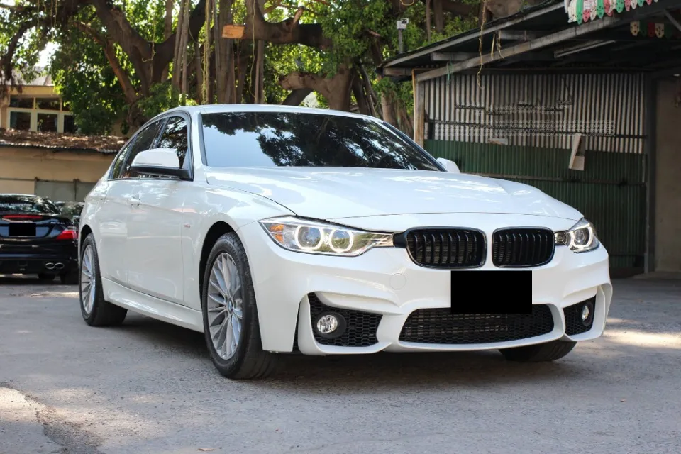 Xvip glänzender Double Line Style Front stoßstangen grill für BMW 3er F30 F31 F35 2013-19 320i 325i 328i Silber Diamant grill – Detail 20
