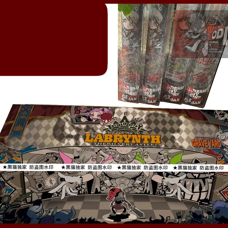 Yu-Gi-Oh! Clown Clan New Face 600x350mm Trading Card Playmat Clown Clan Meteor 2mmNoSeamEdge Battle Rubber Board Game Mat Toy view 6