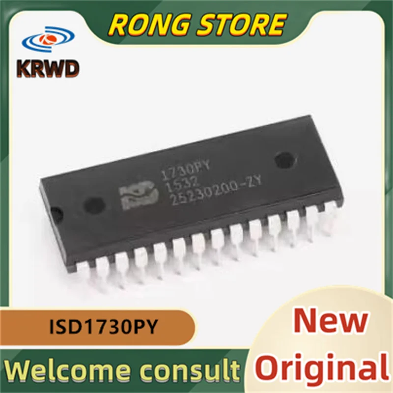 

5PCS 1730PY New and Original Chip IC ISD1730PY ISD1730 DIP28 Interface-voice recording and playback IC