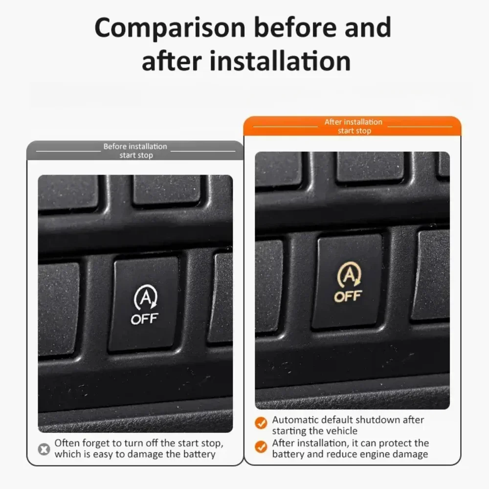 Car Stop Start Engine Eliminator Device Auto Off Switch Canceller Plug Disable Cable For Hyundai Palisade LX2 2019-2024