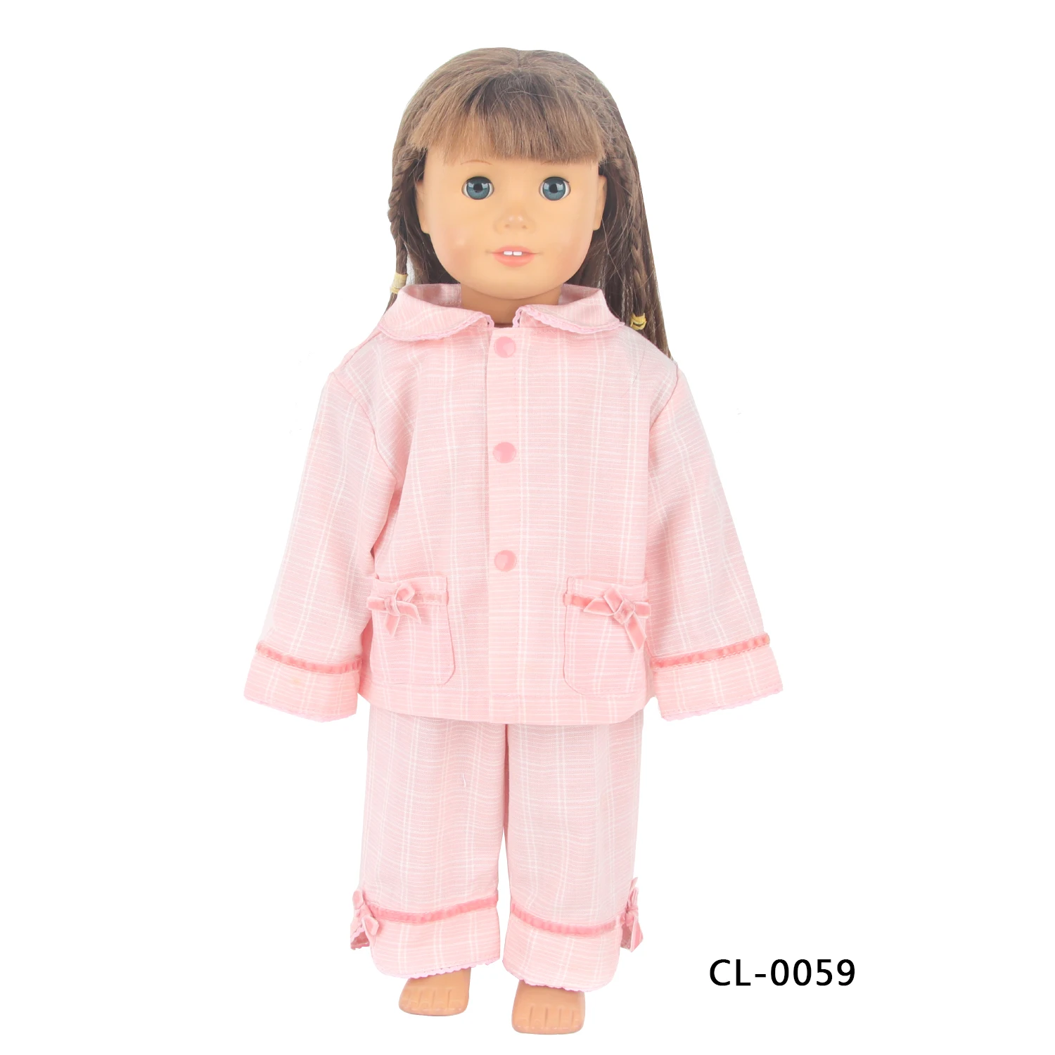 Ensemble de vêtements pour poupées bébé nouveau-né, vêtements décontractés pour OG Girl Dolls Toy, rose, nœud papillon, américain, 18 amarans, 43cm, nouveau