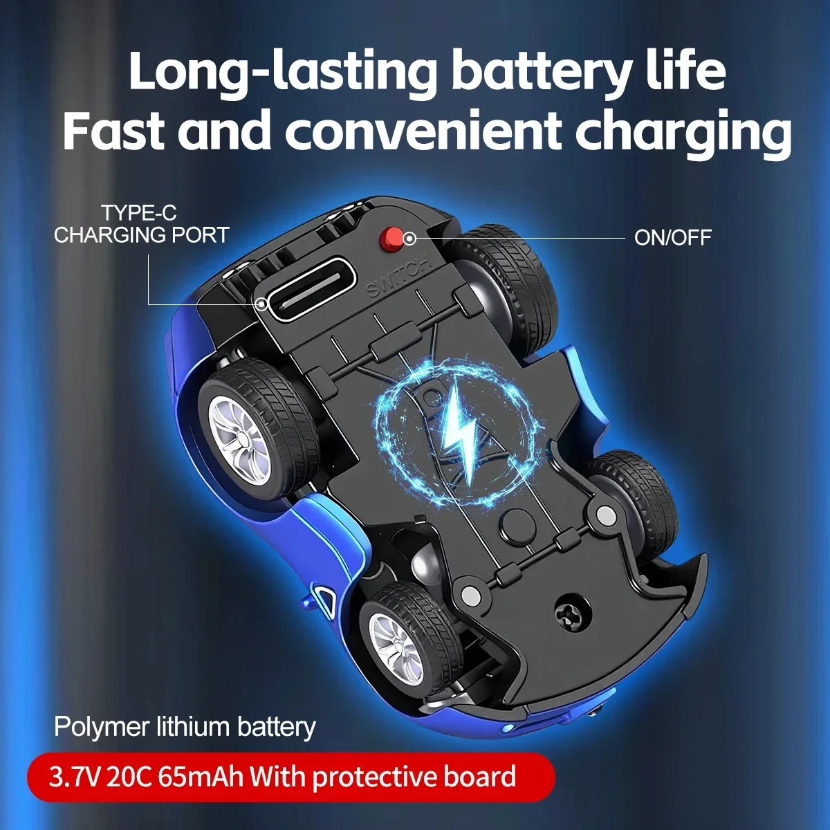 1/72 Three Speed Adjustable Mini 2.4G RC Car Gyroscope Stability With Light Cruise Control Racing Remote Control Car Model Toy