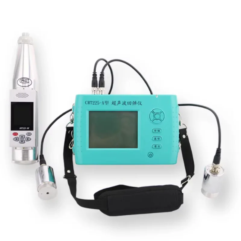 اختبار الارتداد بالموجات فوق الصوتية المحمولة جسر الطريق السريع العقاري طريقة شاملة شاشة ديجيتال اختبار قوة الخرسانة