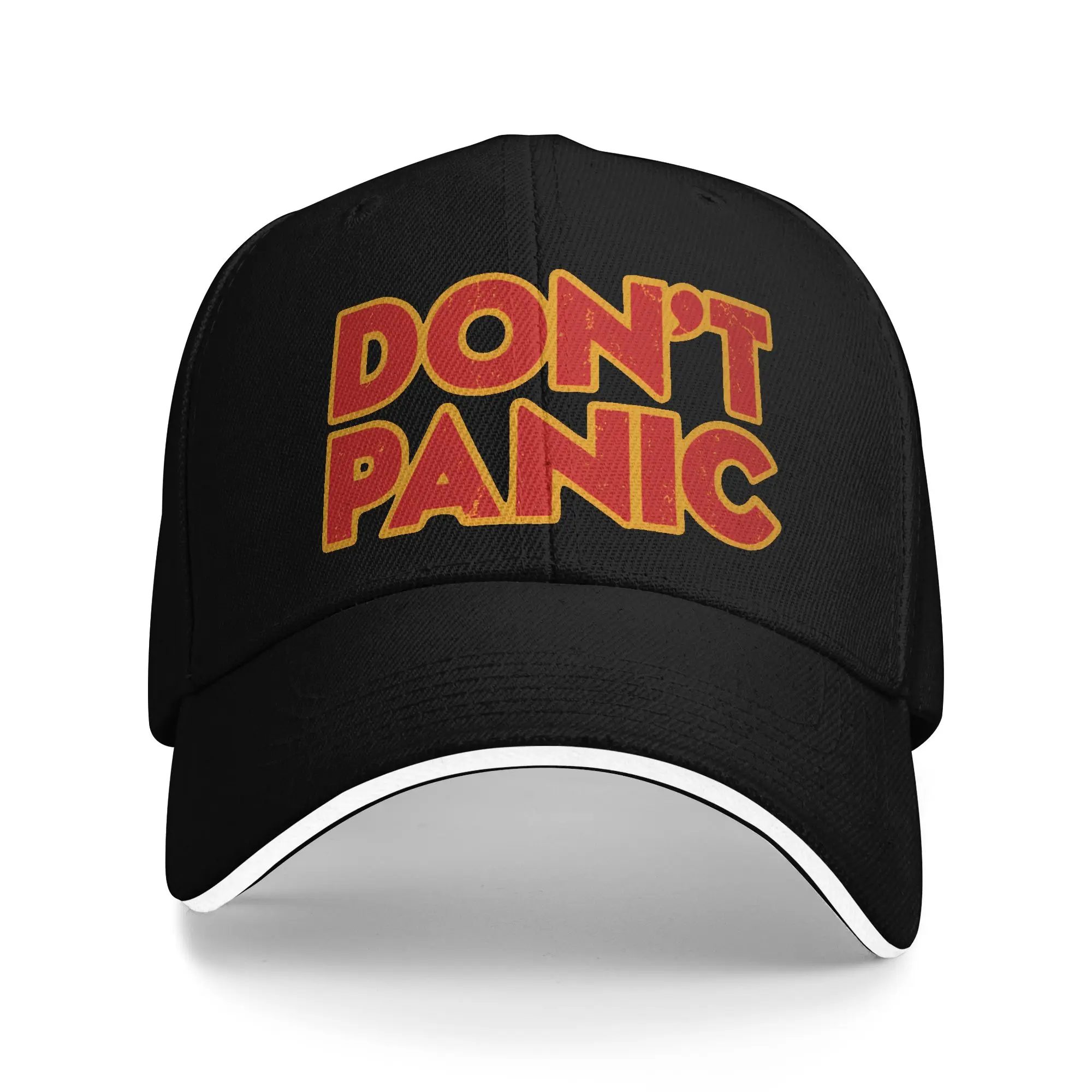 New dont panic 42 The Answer To Life The Universe And Everything Douglas Adams Golf Cap Unisex Trucker Hat Outdoor Gift Sun Hats