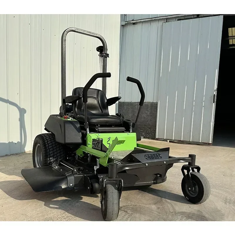 Heiße Verkäufe Fahrt auf Rasenmäher, Benzin, selbstfahrend, Rasenauto, 0-Drehung, Landschaftsbau-Unkrautjäter