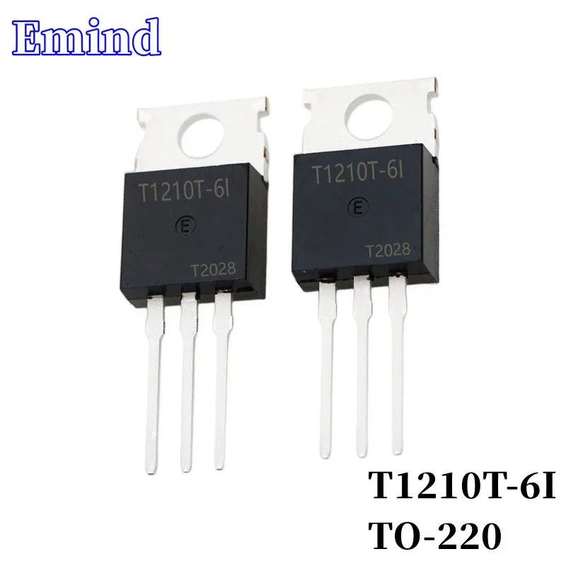 20/50/100/200/500Pcs T1210T-6I Triac 12A/600V TO-220 DIP Thyristor Large Chip