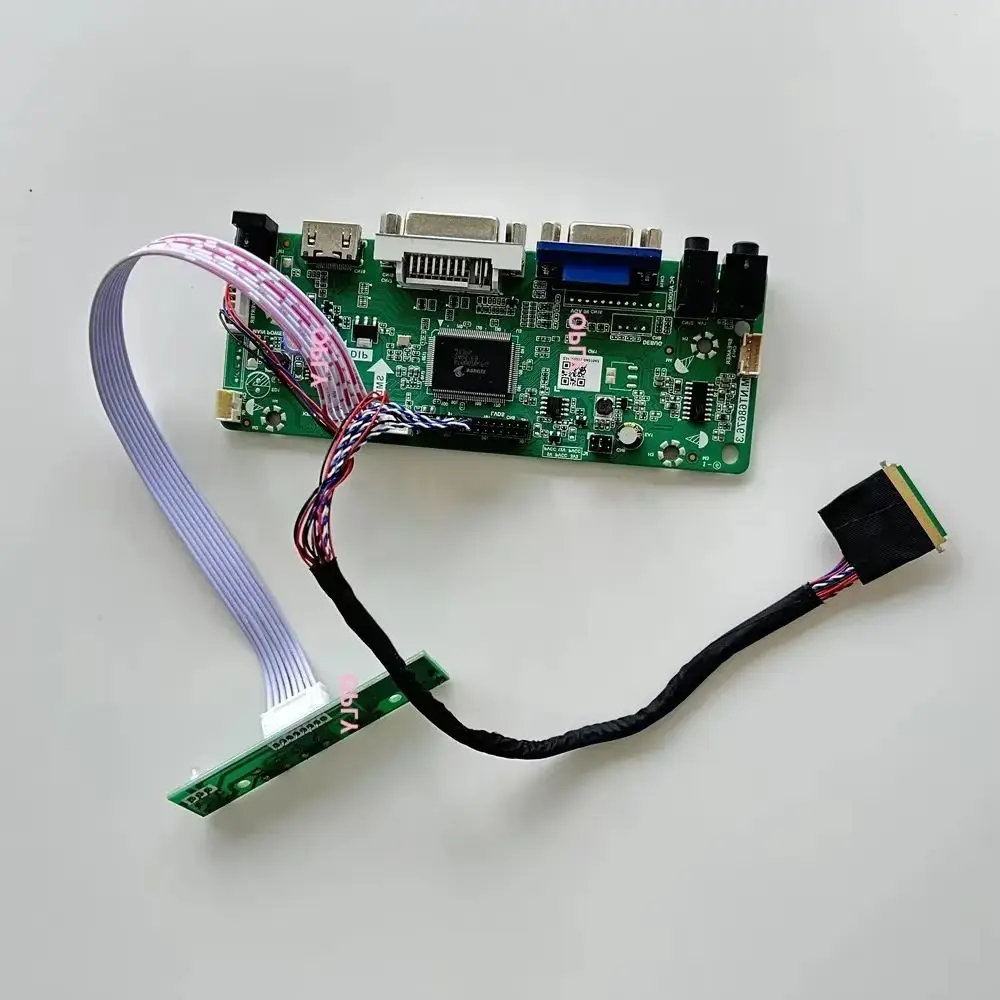 Плата контроллера DVI VGA HDMI-совместимая для LP171WU4-TLA4 LP171WU4-TLA1 LP171WU4-TLA2 LP171WU4-TLA3 1920X1200, светодиодная панель 17,1 дюйма Плата контроллера DVI VGA HDMI-совместимая для LP171WU4-TLA4 LP171WU4-TLA1 LP171WU4-TLA2 LP171WU4-TLA3 1920X1200, светодиодная панель 17,1 дюйма