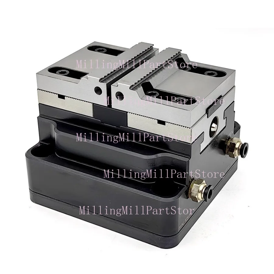 1pc Pneumatic Self-centered Vise Ask for The Heart Clamping Vise 5 Axes Precision Keep Pressure Self-centered Fixture
