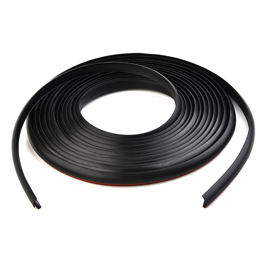 Insulation Soundproof Sealing Strip 5M Car Rubber Edge Trim Filler Sided Tape Slit Spill Seal Tape Weatherproof