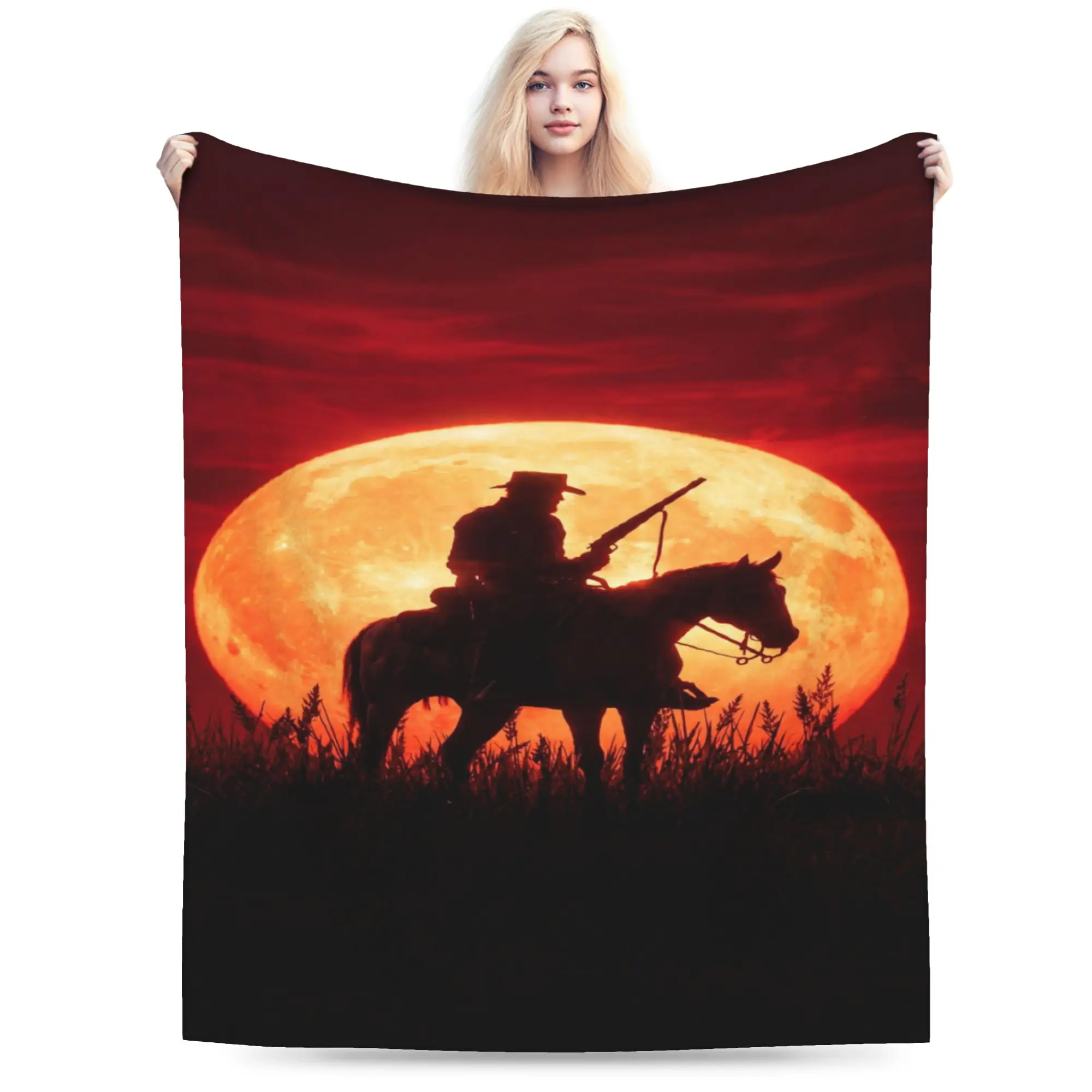 Arthurs Morgans Blanket Flannel  Relax Soft Throw Blankets for Home Rug Piece