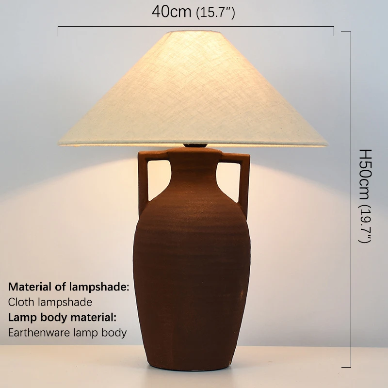 OUFULA Contemporary CeramicTable Lamp Creativity Living Room Bedroom Study Hotel Homestay engineering Desk Light