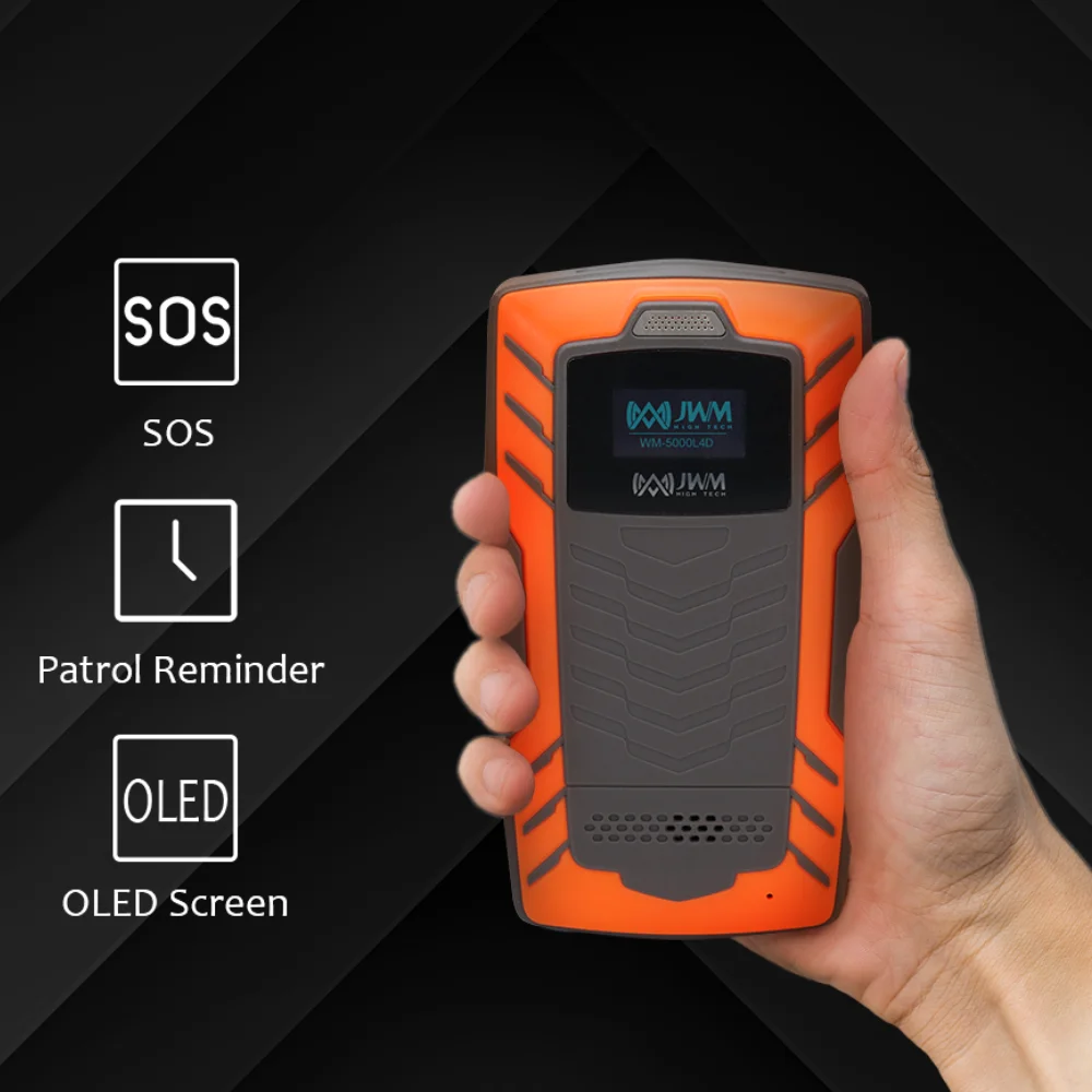 JWM GPRS Phone Call Function Waterproof Voice Prompt Security Guard Alarm Patrol System For Factory