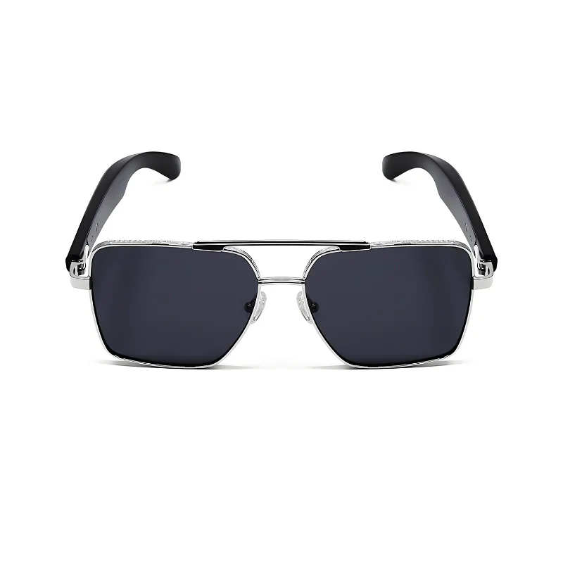 

Automatic switch machine Bluetooth glasses metal spring hinge design AI smart glasses listening to music calls