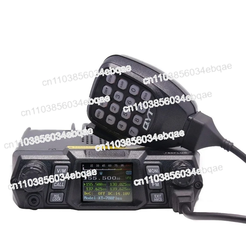 

100 Km Long Range 100W Walkie-talkie Single Band VHF or UHF Ham Radio Mobile Amateur CB Radio KT780 Plus